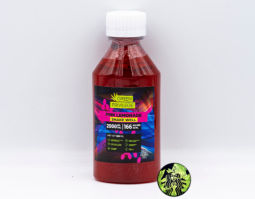 THC SYRUP PINK LEMONADE 2000MG